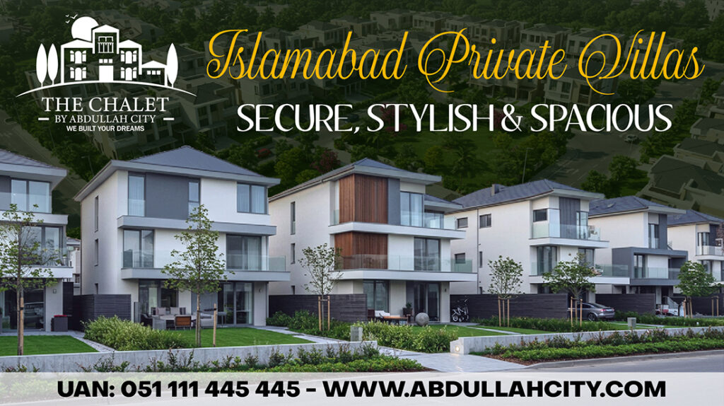 Islamabad Private Villas – Secure, Stylish & Spacious.