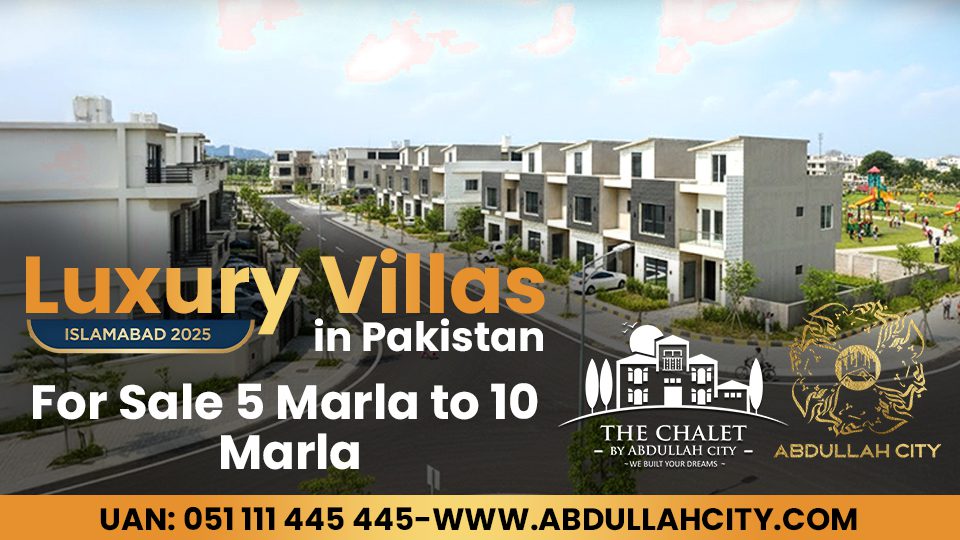 Luxury Villas in Pakistan for Sale 5 marla 10 Marla on cash & installments.